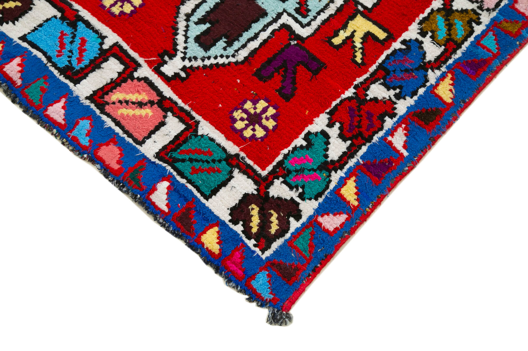 Collection of 2' 7'' x 13' 2'' Handmade Runner Rug in a gallery layout