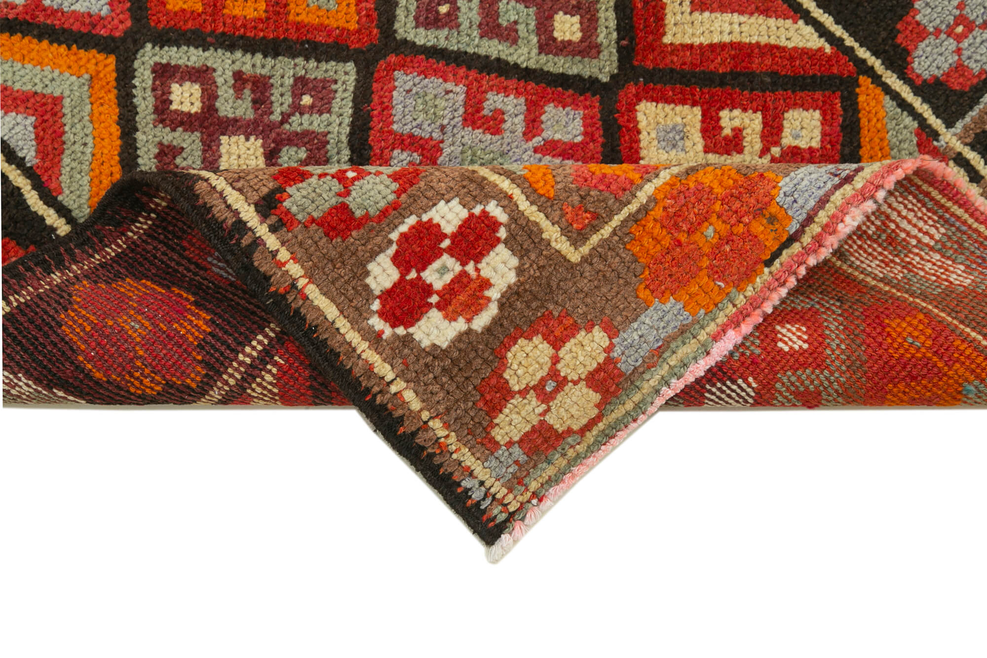 Collection of 2' 11'' x 13' 8'' Handmade Runner Rug in a gallery layout