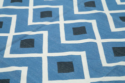 Collection of 9' 11'' x 13' 7'' Flatweave Dhurrie Rug in a gallery layout