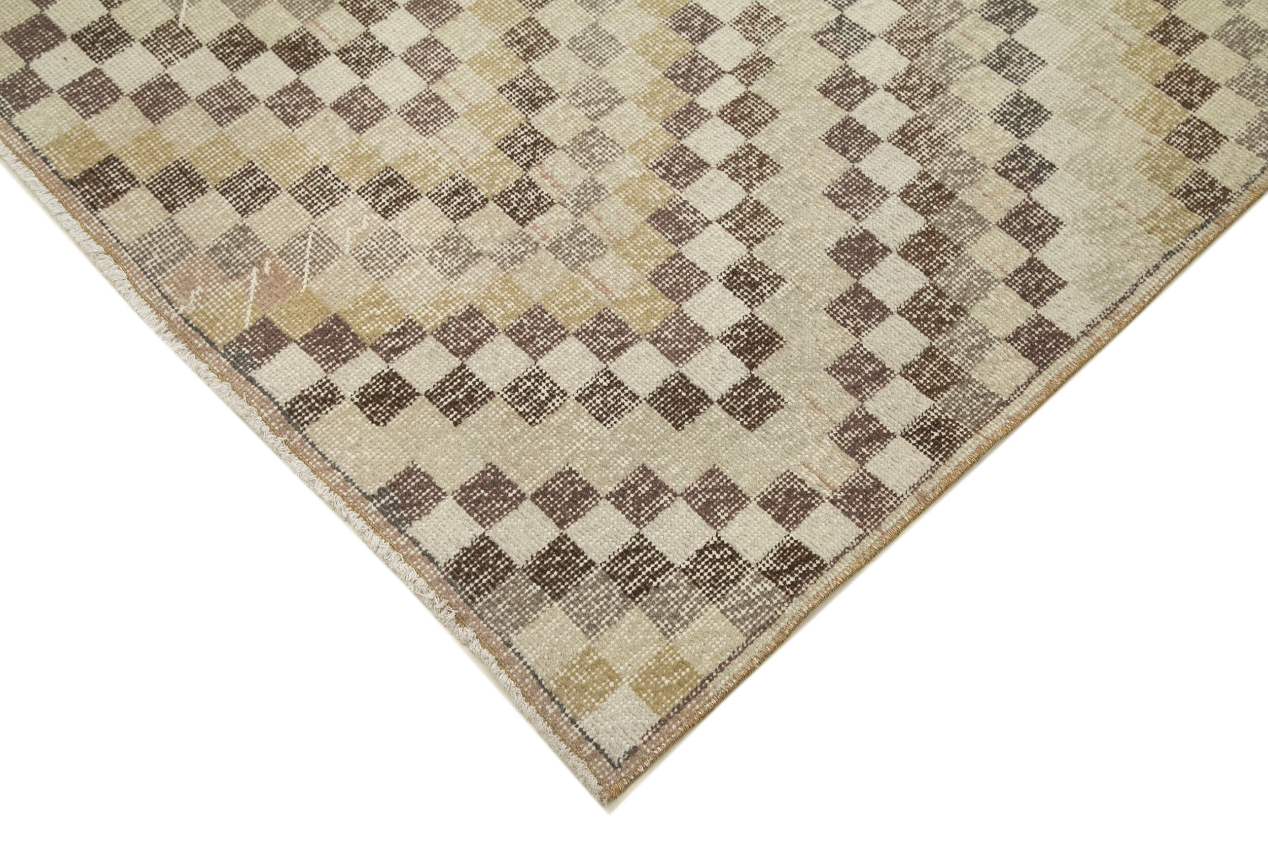 Collection of 5' 8'' x 8' 10'' Hand-Knotted Turkish Boho Rug in a gallery layout