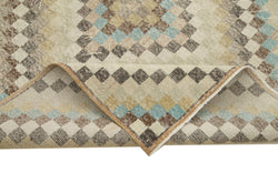 Collection of 5' 8'' x 8' 10'' Hand-Knotted Turkish Boho Rug in a gallery layout