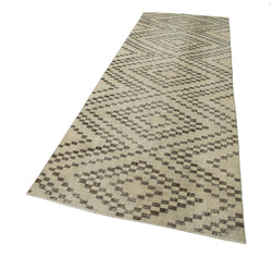 Collection of 3' 8'' x 11' 1'' Hand-Knotted Turkish Boho Rug in a gallery layout