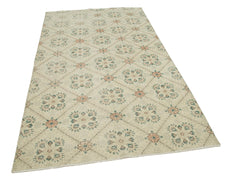 Collection of 4' 10'' x 8' 3'' Hand-Knotted Turkish Boho Rug in a gallery layout