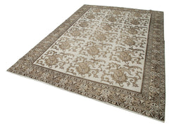 Collection of 6' 8'' x 9' 6'' Hand-Knotted Turkish Boho Rug in a gallery layout