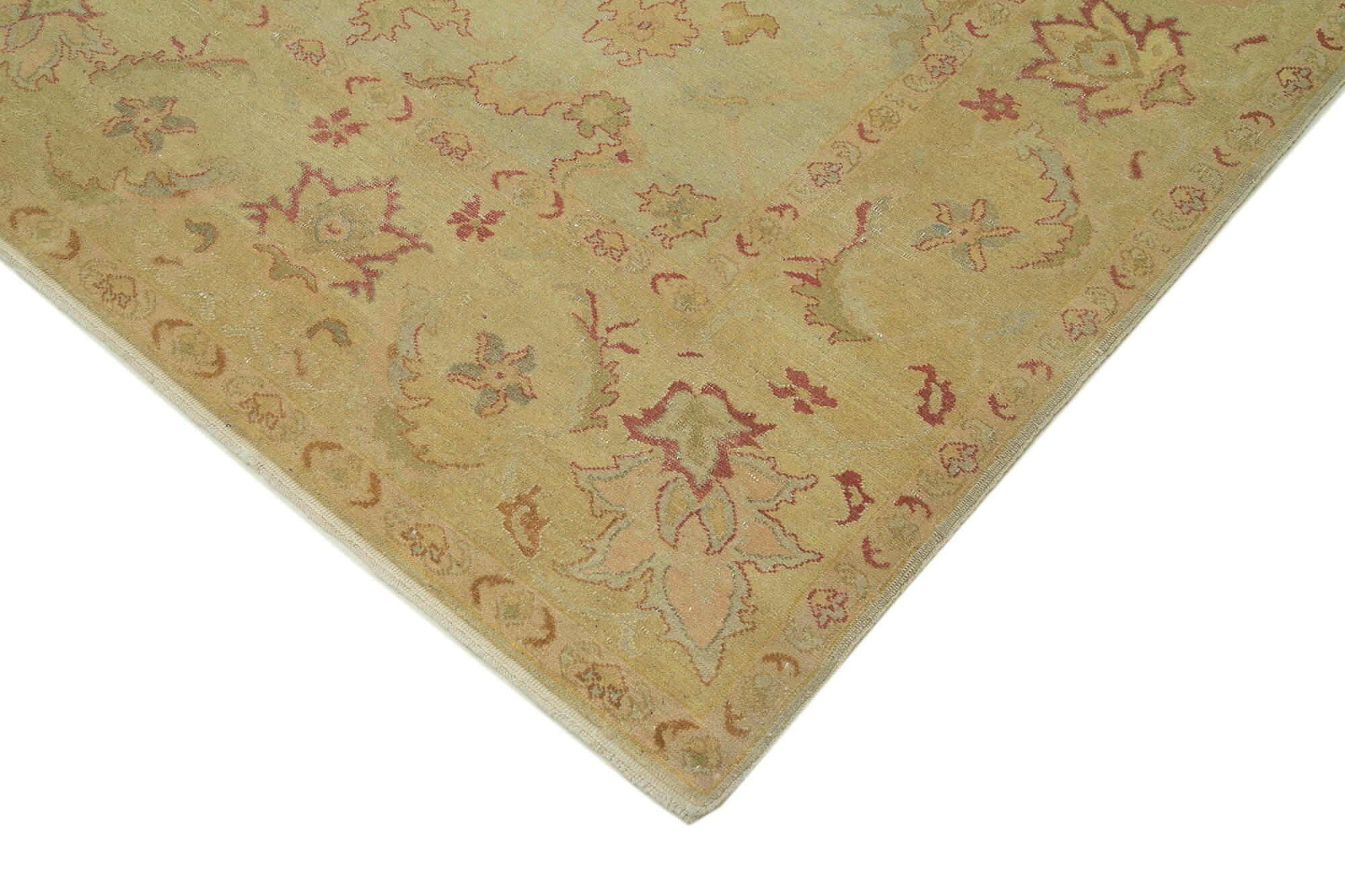 Collection of 8' 1'' x 10' 0'' Hand-Knotted Oushak Rug in a gallery layout