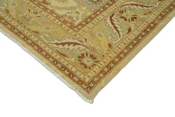 Collection of 9' 8'' x 11' 7'' Hand-Knotted Oushak Rug in a gallery layout