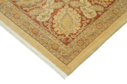 Collection of 8' 6'' x 11' 8'' Hand-Knotted Oushak Rug in a gallery layout