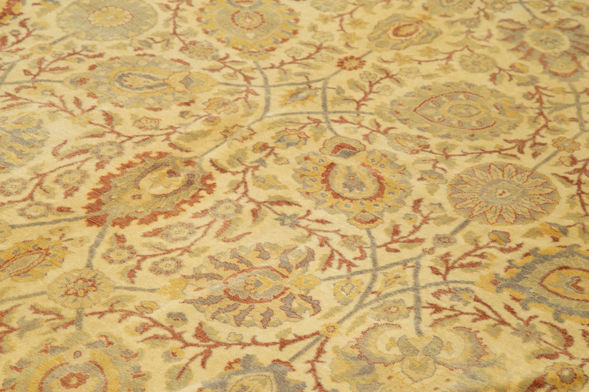 Collection of 8' 6'' x 11' 8'' Hand-Knotted Oushak Rug in a gallery layout