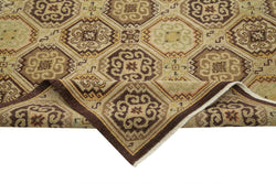 Collection of 8' 0'' x 10' 5'' Hand-Knotted Oushak Rug in a gallery layout