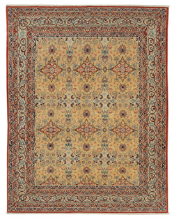 Collection of 7' 8'' x 10' 0'' Hand-Knotted Oushak Rug in a gallery layout