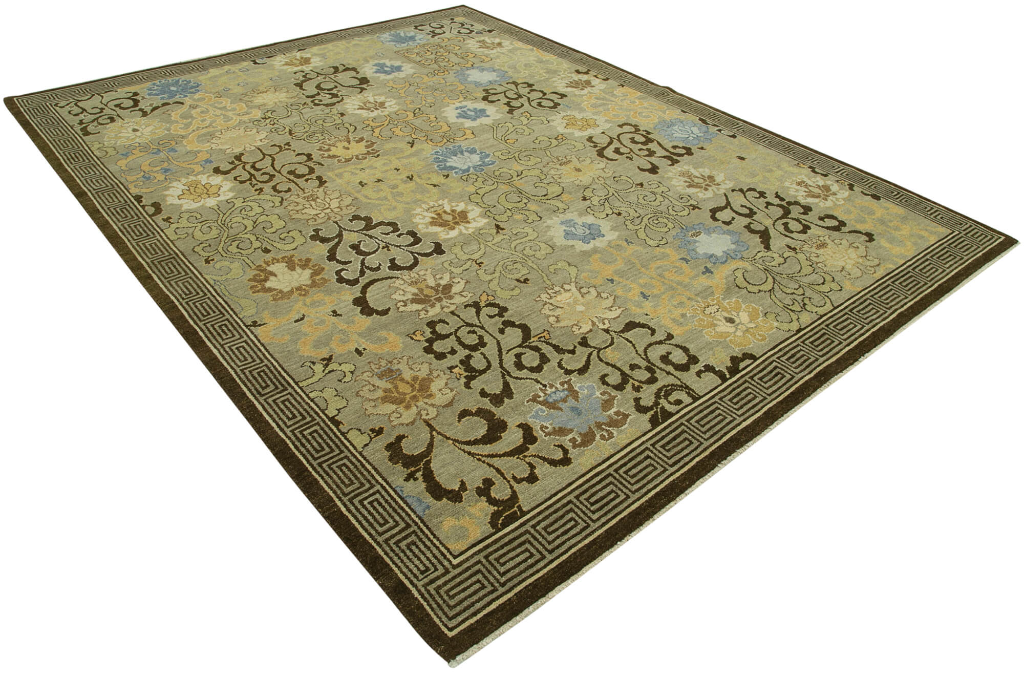 Collection of 7' 11'' x 10' 0'' Hand-Knotted Oushak Rug in a gallery layout