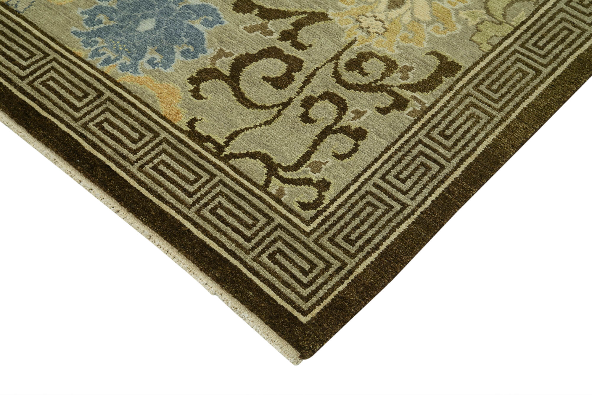 Collection of 7' 11'' x 10' 0'' Hand-Knotted Oushak Rug in a gallery layout