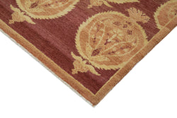 Collection of 5' 10'' x 8' Hand-Knotted Oushak Rug in a gallery layout