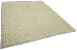 Collection of 7' 9'' x 9' 1'' Hand-Knotted Oushak Rug in a gallery layout