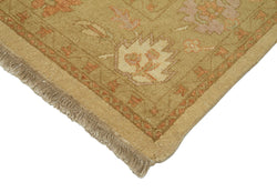 Collection of 8' 11'' x 12' 0'' Hand-Knotted Oushak Rug in a gallery layout