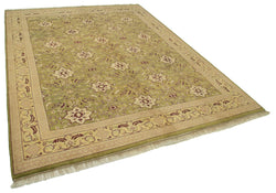 Collection of 8' 0'' x 10' 2'' Hand-Knotted Oushak Rug in a gallery layout