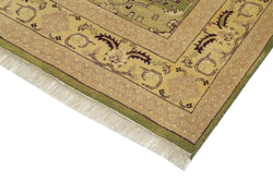 Collection of 8' 0'' x 10' 2'' Hand-Knotted Oushak Rug in a gallery layout