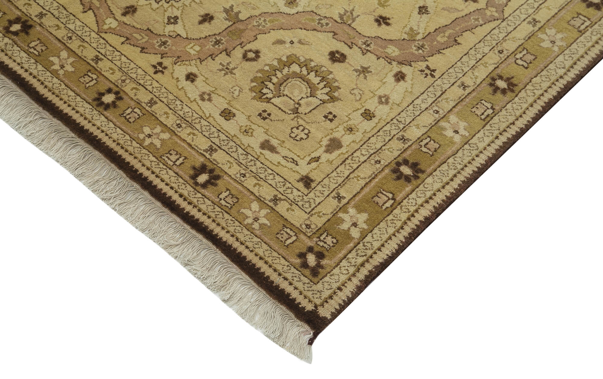 Collection of 9' 10'' x 14' 1'' Hand-Knotted Oushak Rug in a gallery layout