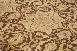 Collection of 9' 10'' x 14' 1'' Hand-Knotted Oushak Rug in a gallery layout