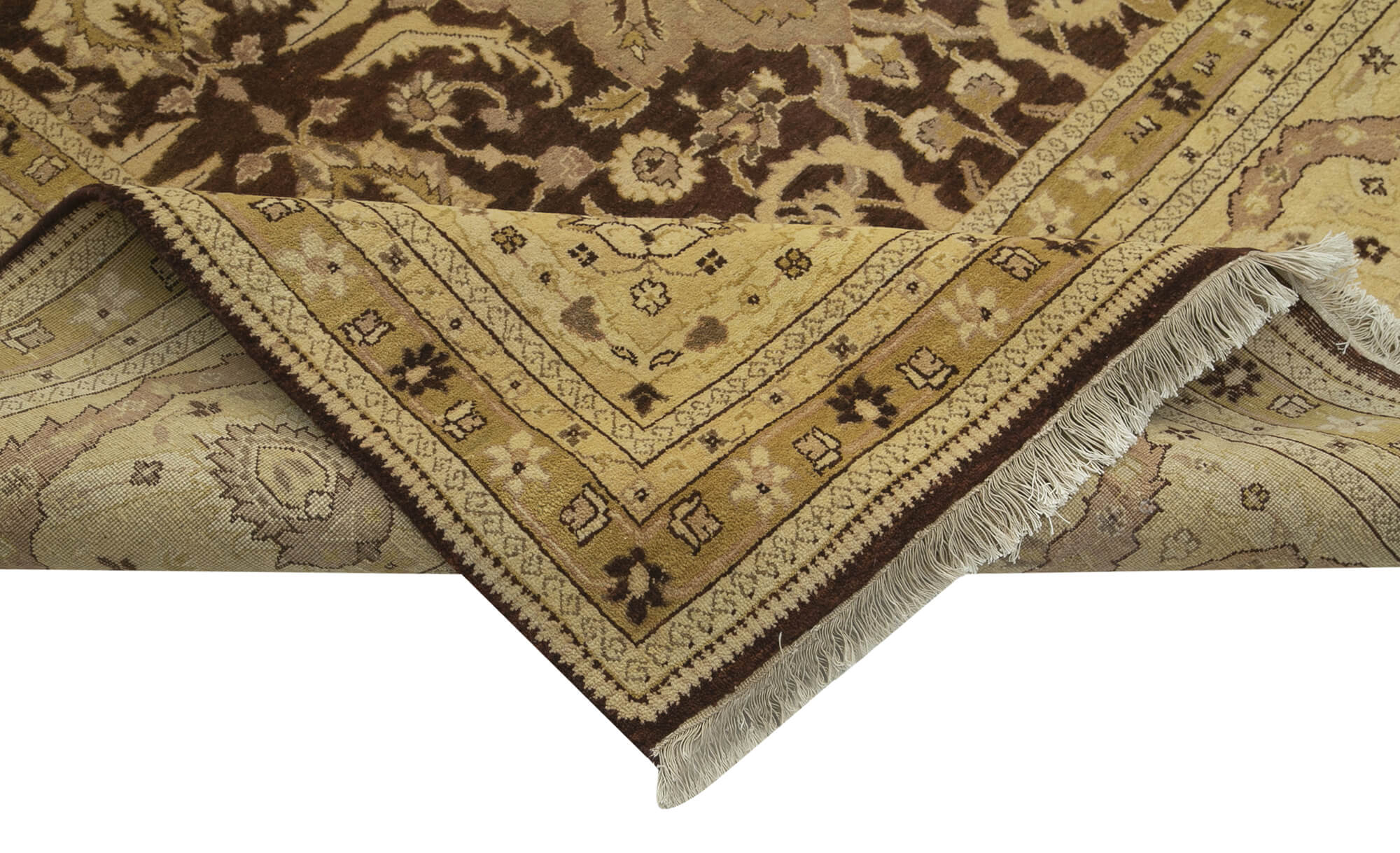 Collection of 9' 10'' x 14' 1'' Hand-Knotted Oushak Rug in a gallery layout