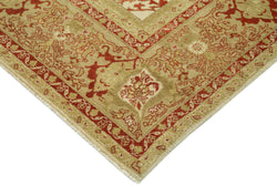 Collection of 8' 8'' x 12' 6'' Hand-Knotted Oushak Rug in a gallery layout