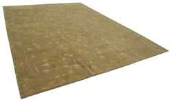 Collection of 9' 9'' x 13' 4'' Hand-Knotted Oushak Rug in a gallery layout