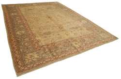 Collection of 9' x 11' 9'' Hand-Knotted Oushak Rug in a gallery layout