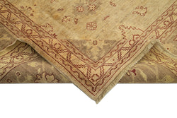 Collection of 9' x 11' 9'' Hand-Knotted Oushak Rug in a gallery layout