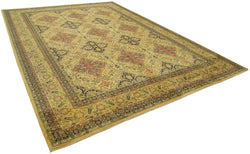 Collection of 9' 8'' x 13' 7'' Hand-Knotted Oushak Rug in a gallery layout