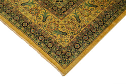 Collection of 9' 8'' x 13' 7'' Hand-Knotted Oushak Rug in a gallery layout