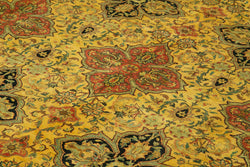 Collection of 9' 8'' x 13' 7'' Hand-Knotted Oushak Rug in a gallery layout