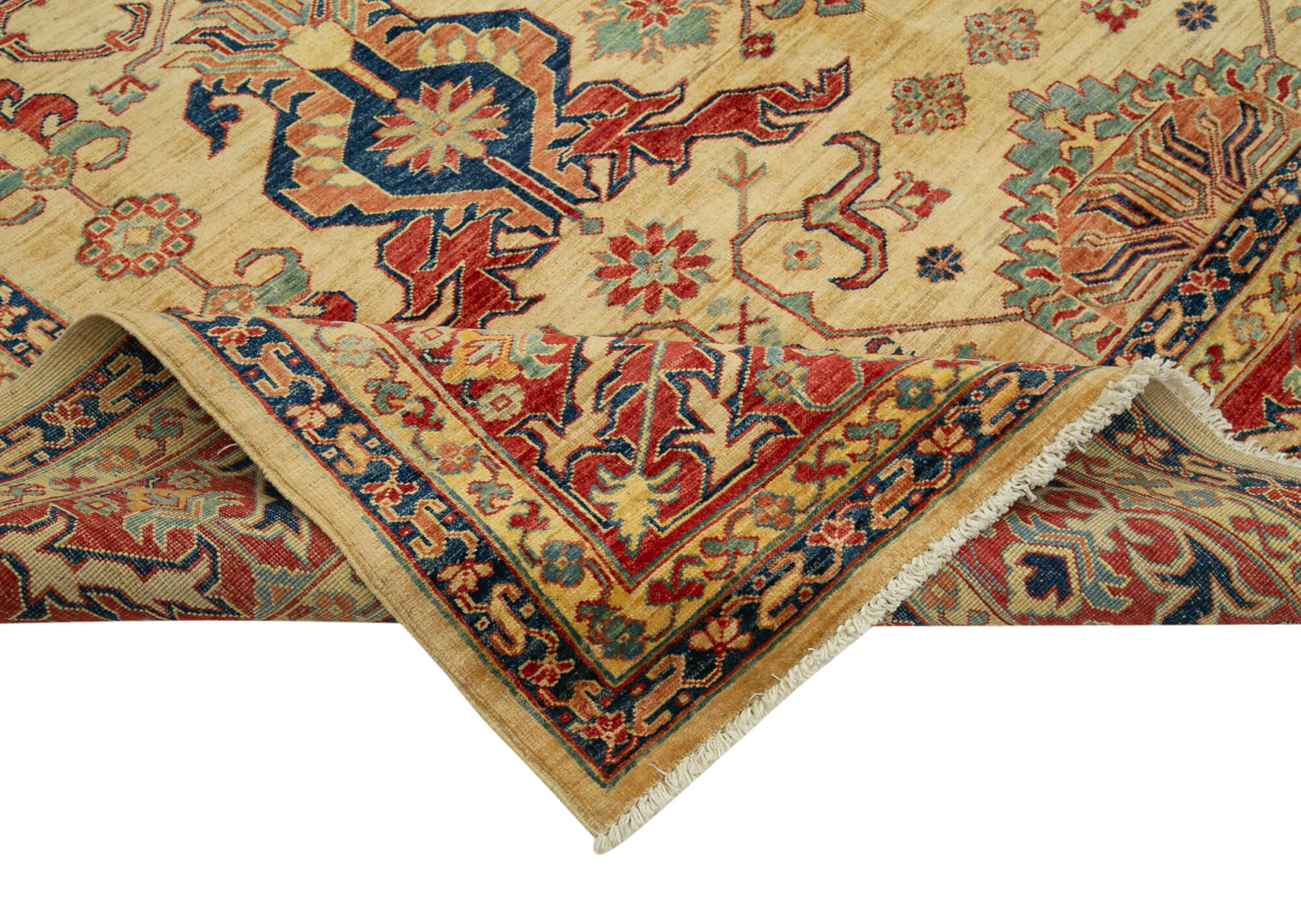 Collection of 7' 11'' x 10' 3'' Hand-Knotted Oushak Rug in a gallery layout