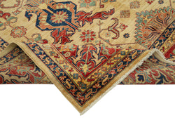 Collection of 7' 11'' x 10' 3'' Hand-Knotted Oushak Rug in a gallery layout