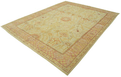 Collection of 7' 10'' x 10' 0'' Hand-Knotted Oushak Rug in a gallery layout