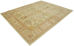 Collection of 7' 9'' x 9' 8'' Hand-Knotted Oushak Rug in a gallery layout