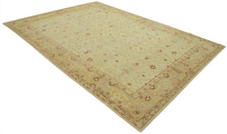 Collection of 7' 8'' x 10' 10'' Hand-Knotted Oushak Rug in a gallery layout