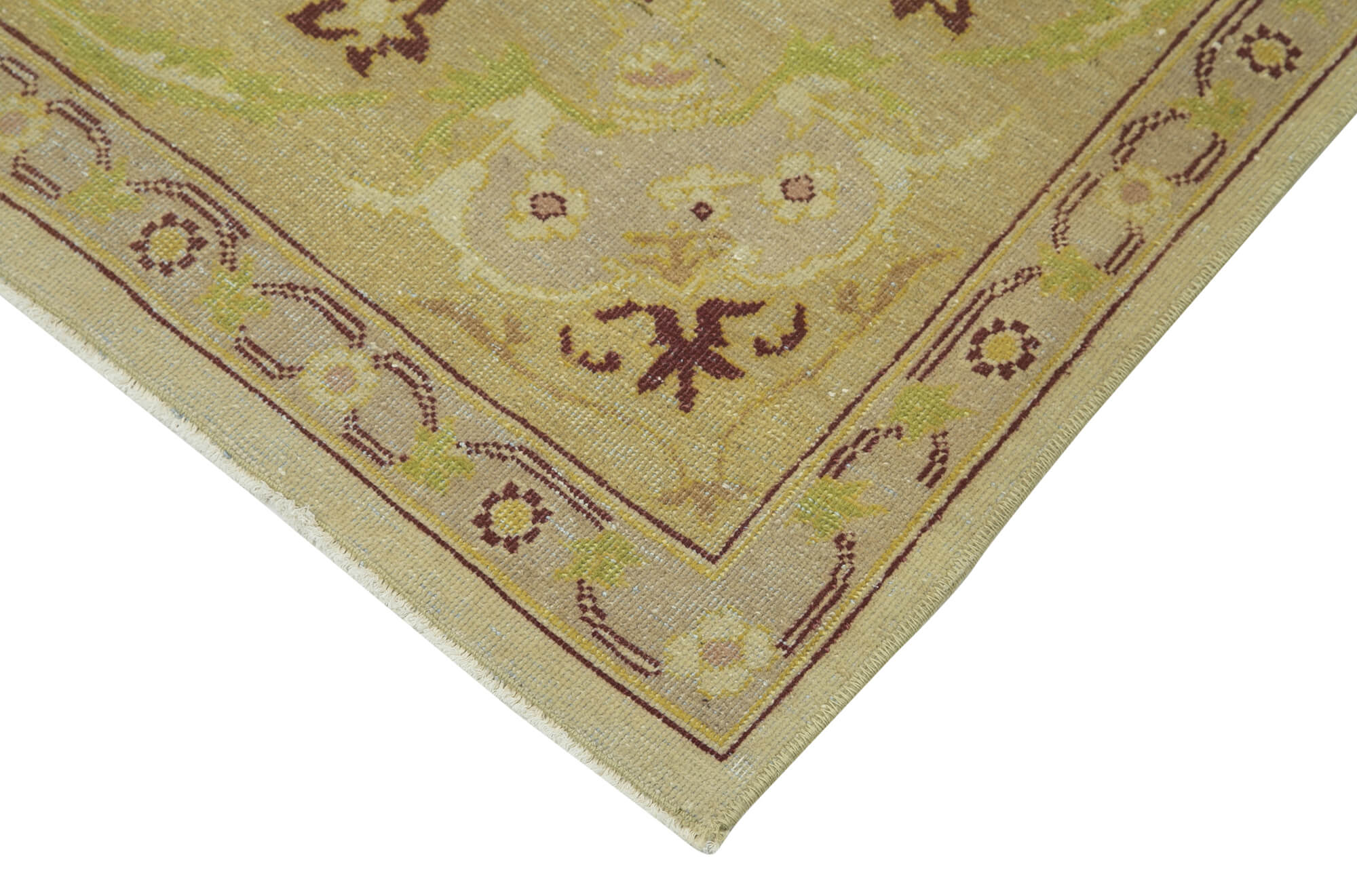 Collection of 7' 8'' x 10' 10'' Hand-Knotted Oushak Rug in a gallery layout