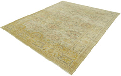 Collection of 8' 2'' x 9' 7'' Hand-Knotted Oushak Rug in a gallery layout