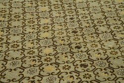 Collection of 10' x 13' 10'' Hand-Knotted Oushak Rug in a gallery layout