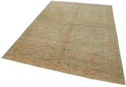 Collection of 6' 2'' x 8' 7'' Hand-Knotted Oushak Rug in a gallery layout