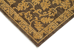 Collection of 6' 1'' x 8' 8'' Hand-Knotted Oushak Rug in a gallery layout