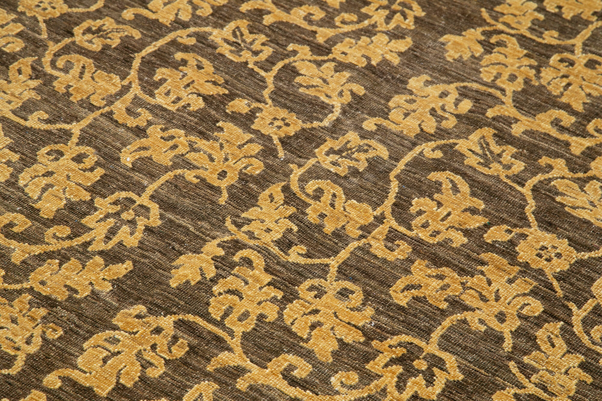 Collection of 6' 1'' x 8' 8'' Hand-Knotted Oushak Rug in a gallery layout