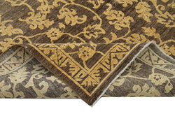 Collection of 6' 1'' x 8' 8'' Hand-Knotted Oushak Rug in a gallery layout