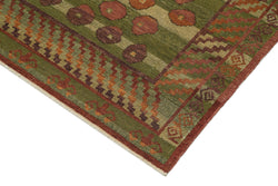 Collection of 8' 0'' x 10' 1'' Hand-Knotted Oushak Rug in a gallery layout