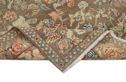 Collection of 5' x 6' 7'' Hand-Knotted Oushak Rug in a gallery layout