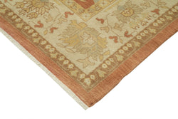 Collection of 9' x 12' Hand-Knotted Oushak Rug in a gallery layout