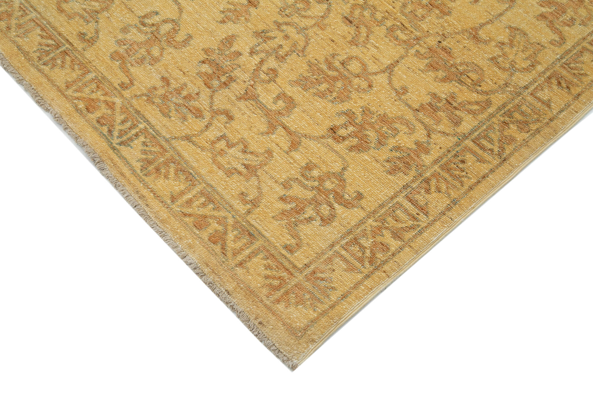 Collection of 5' 10'' x 8' 7'' Hand-Knotted Oushak Rug in a gallery layout