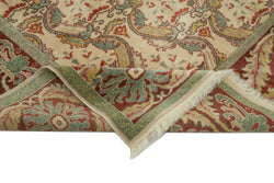 Collection of 6' 6'' x 9' 1'' Hand-Knotted Oushak Rug in a gallery layout