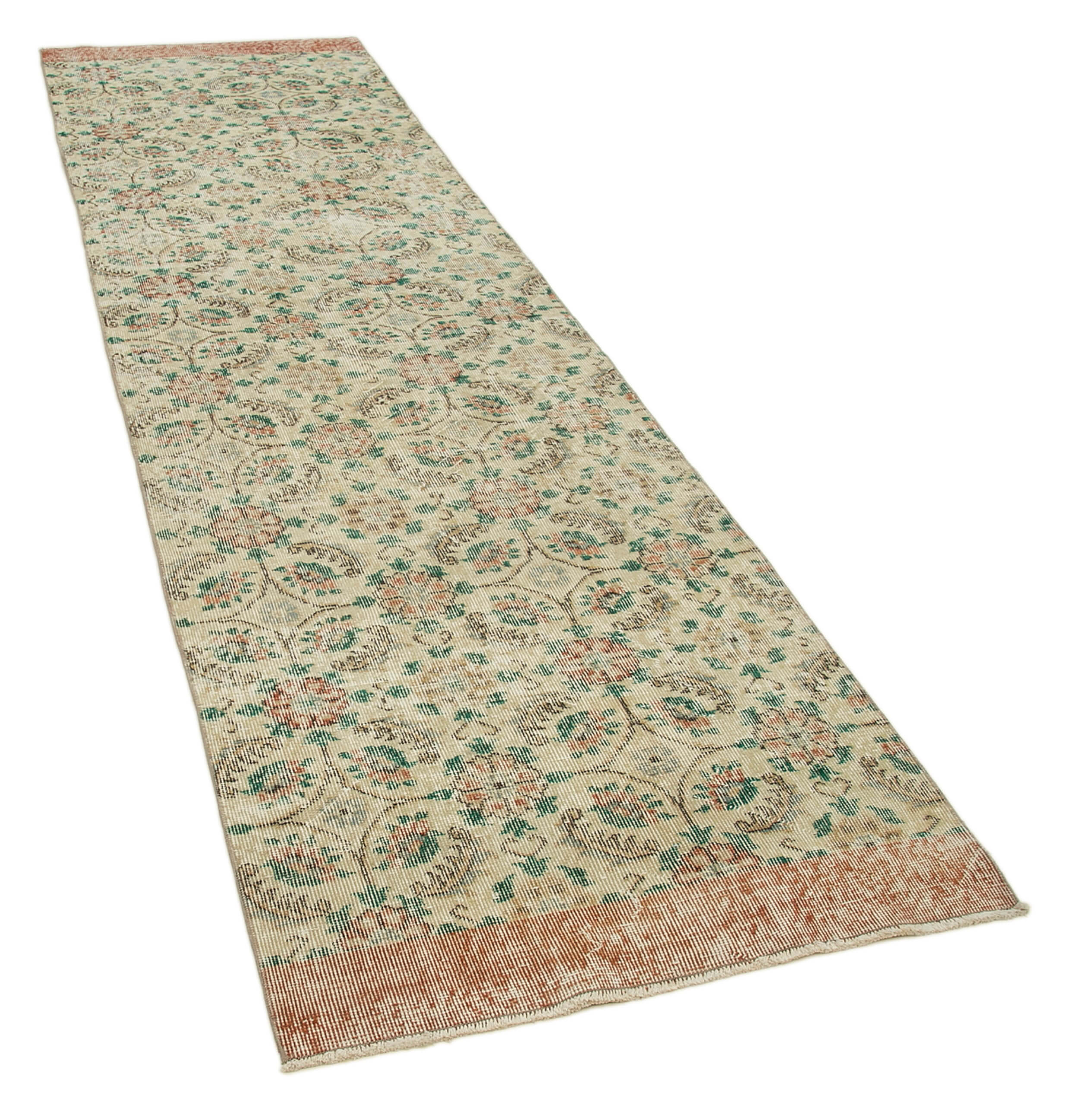 Collection of 3' x 10' 5'' Hand-Knotted Runner Rug in a gallery layout