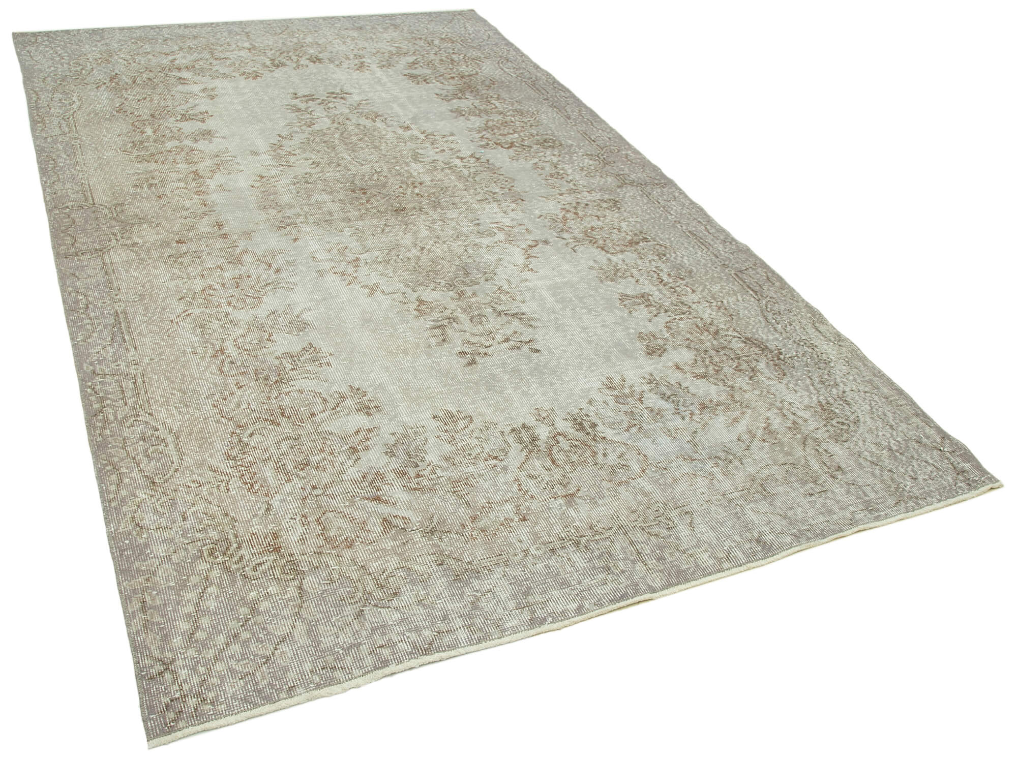 Collection of 5' 9'' x 9' 1'' Handmade Vintage Overdyed Rug in a gallery layout